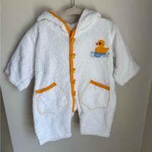 J.J. CoolWear Vintage Baby Terrycloth Duck Robe Size 6-9M
